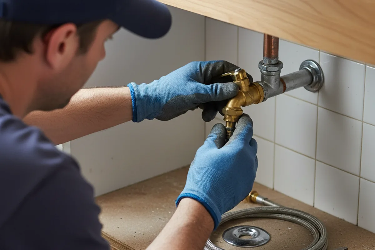 Shutoff valve and fitting work during Faucet and Fixture Repair in Bridgeport